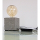 Lampa Betonowa Edison Cube 10 I like beton